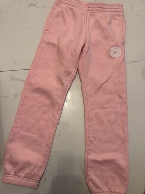 Converse Light Pink Fleece Jogger Pants